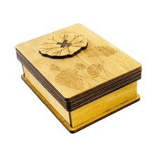 Scatola di puzzle fatta a mano