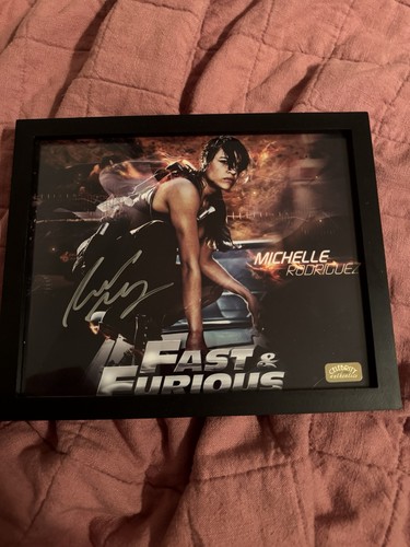 Foto autografata con cornice