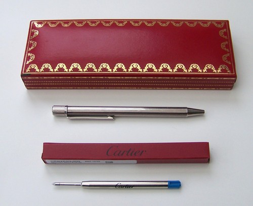Cartier must silver plated - cartier, ii