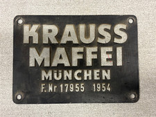 Insegna originale locomotiva