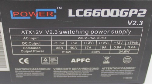 Power lc6600gp2 3 atx - lc6600gp2,