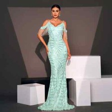 Vestito Abito Elegante Lungo