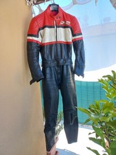 Tuta In Pelle Divisibile Dainese Vintage Tg. 44/42
