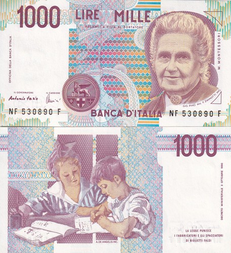 Italy 1000 lire - italy, p
