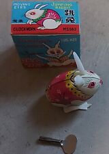 Coniglio che salta a molla