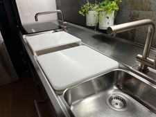 SET: Tagliere alto e piatto