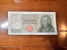 REPUBBLICA BANCONOTA LIRE 5000