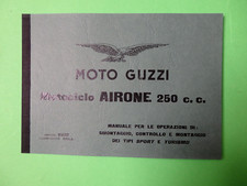 Moto Guzzi Airone 250cc Sport, Manuale per le operationi  1. Edizione, 1952