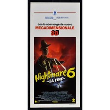 locandina NIGHTMARE 6 La fine Freddy's Dead Englund Talalay B202