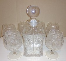?? Set bottiglia Brandy Cristallo + 6 bicchieri Snifter Cristallo = 3, 450 KG❗