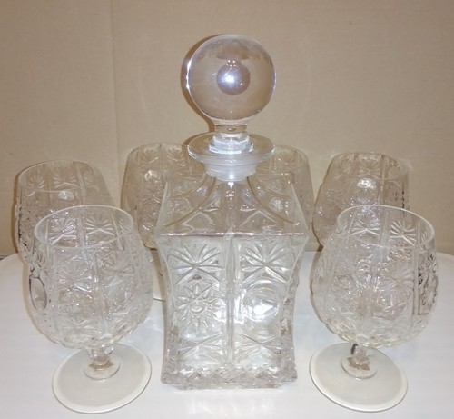 Set bottiglia brandy - bottiglia,