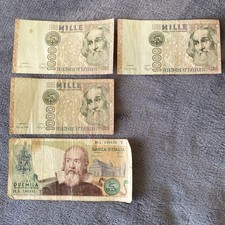 Banconote Italia 1000 Lire