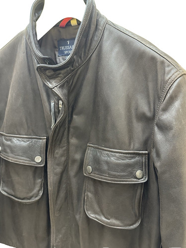 Trussardi giacca pelle tipo - giacca,