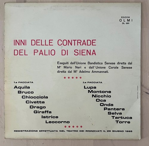 Inni delle contrade - inni,