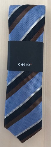 Cravatta celio colore blu - cravatta, tu