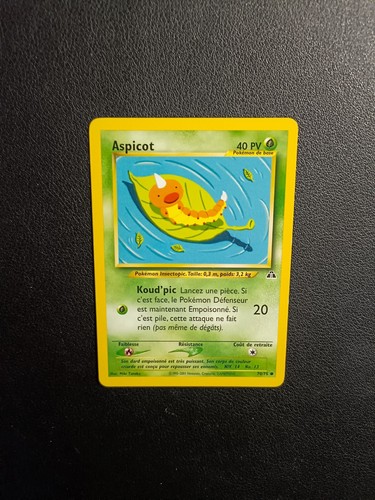 Carte pokémon aspicot 75 - carte, 70/75