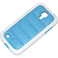 PULOKA CUSTODIA COVER CASE WHITE -BLU PER SAMSUNG GALAXY S4 MINI I9190 - I9195