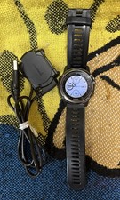 Garmin Fenix 3 HR Zaffiro GPS Smartwatch con Caricatore - Cinturino Silicone Nero