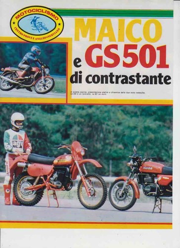 Advertising test moto maico - advertising,