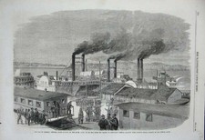 Vecchia Stampa Antica 1862