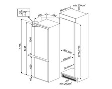 Smeg C8174TNE frigorifero da
