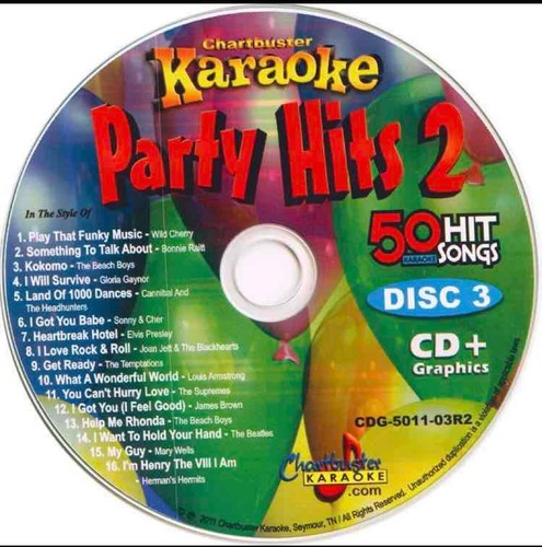 Chartbuster party hits karaoke - chartbuster,