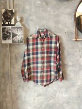 Alberto Aspesi Camicia a quadri vintage in cotone pesante