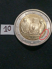 Moneta Due 2 Euro Errore di Conio - Costituzione Italiana 2018 Commemorativa