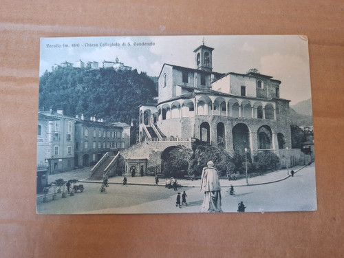 Cartolina varallo sesia chiesa - cartolina,