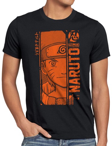 Shirt uomo uzumaki arancione - t-shirt,