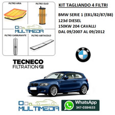 TAGLIANDO 4 FILTRI TECNECO BMW