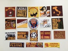 ROMA 18 ADESIVI ULTRAS PEGATINAS STICKERS NEL NOME DI ROMA OPPOSTA FAZIONE CUCS