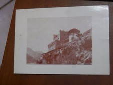 Vecchia cartolina pieghevole