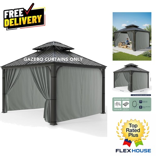Gazebo impermeabile grigio - gazebo,