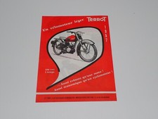 TERROT 100 cc. M.T.V. 1957 MOTOCICLETTA MOTO BROCHURE DEPLIANT PROSPEKT (K41)