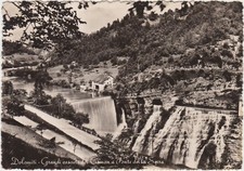 DOLOMITI - GRANDI CASCATE DEL CISMON A PONTE DELLA SERRA - LAMON (BELLUNO) 1951