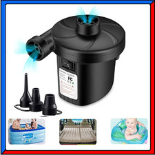 Pompa Elettrica per Gonfiaggio Materassini Canotti Gonfia Sgonfia Portatile 230V
