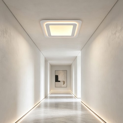 Plafoniera led quadrata - led,