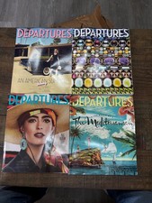 Departures/ Magazines Lot Of 4