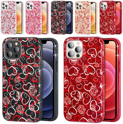 Custodia cover con brillantini - con,