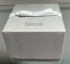 STROILI scatola gioiello color argento vuota