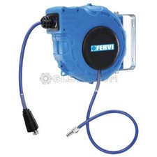 AVVOLGITUBO ARIA COMPRESSA TUBO 15MT AUTOMATICO FISSAGGIO A PARETE FERVI 0481/15