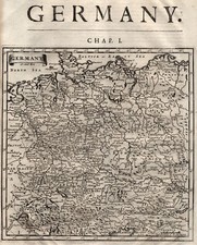 Germania Originale Incisione