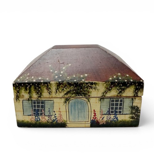 Vintage cottage house hand - house,