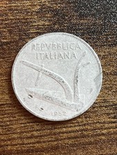 Aratro alluminio 10 dieci lire