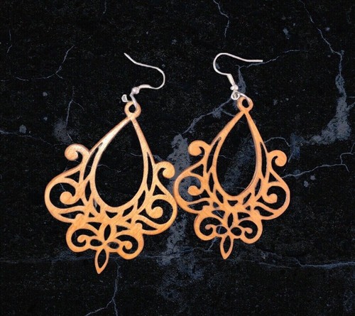 Bijoux orecchini legno - in,