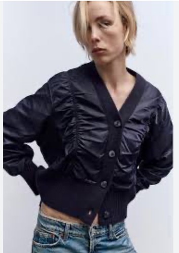 Zara combination knit cardigan - combination,