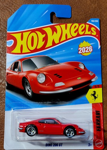 Ferrari dino 206 red - dino,