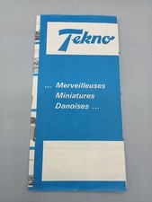 depliant TEKNO toy models miniatures Volkswagen Scania Volvo Ford