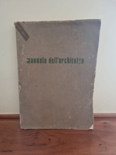 MANUALE DELL'ARCHITETTO anni